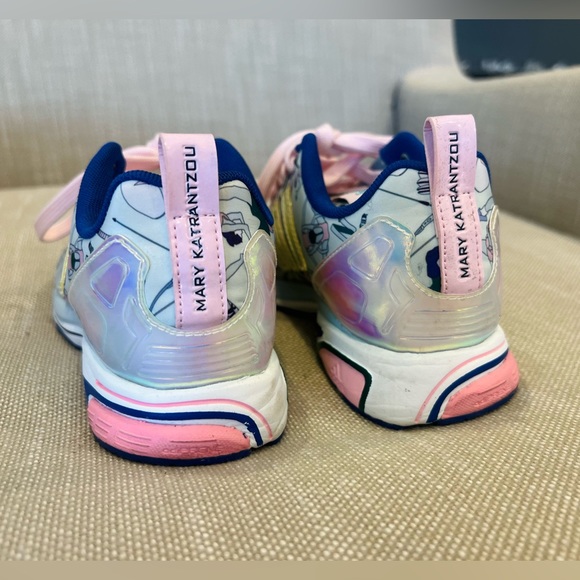 Adidas x Mary Katrantzou ZX Flux Tech Blue - Picture 13 of 14